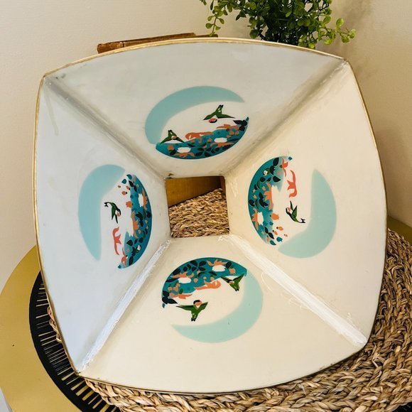 Hand made and painted lamp shade hummingbird - Picture 3 of 6
